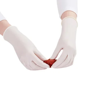High Quality Disposable Latex Gloves Laboratory Work Powder Free Safety Gloves
