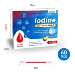 High Quality Disposable Liquid Filled Swab 60pcs Cotton Swabs