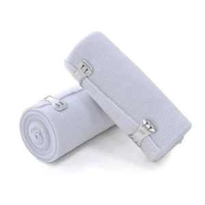 High Quality Disposable Medical Dressings Elastic Adhesive Bandage with Aluminum Buckle for Wound Care