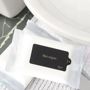 High Quality Disposable Small Packing Spunlace Wet Wipes Pure Baby Cleansing Wipes in Stock Free Sample From China