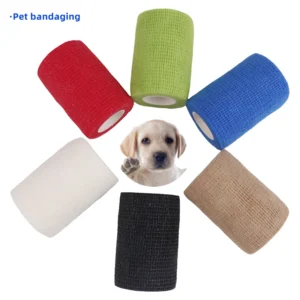 High Quality Elastic Self Adhesive Cohesive Bandage Stretchy Adhesive Wrap for Sports Injuries and First Aid Care