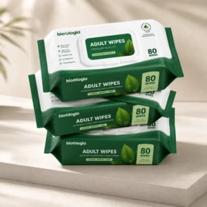 High Quality Flushable Incontinence Antibacterial Body Wet Wipes for Adults with Custom Logo