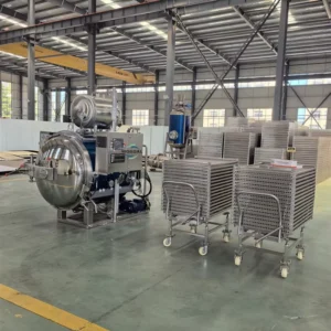 High Quality Food Beverage Glass Bottle Retort Sterilization Machine