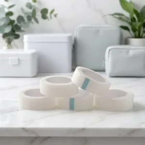 High Quality Grade I Surgical Tape Transparent Waterproof Medical PE Tape 1.25×9.1 for Medical Use Customizable