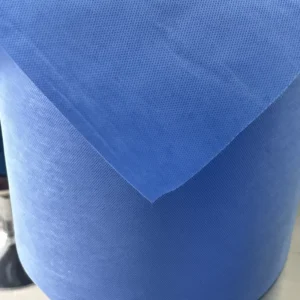 High Quality Hospital Plain Waterproof 32gsm 38gsm PP Polypropylene SMS Blue Non Woven Fabric 280cm Width Medical Products