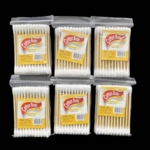 High Quality Hygienic Wooden Cotton Swabs Double Headed Design for Girls Makeup Makeup Removal and Emergency Kit Supplies