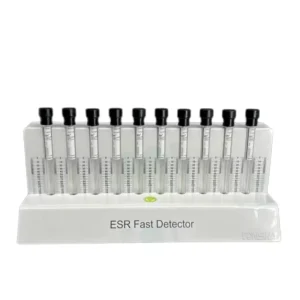 High Quality Laboratory Supplies Plastic White ESR Test Tube Rack Fast Detector for Blood Collection Tube