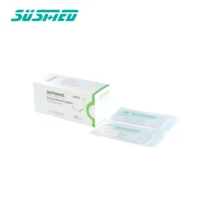 High Quality Low Price Veterinary Animal Nylon Silk Surgical Suture Absorbable Surgical Pgla Sutures Polyglactin Suture