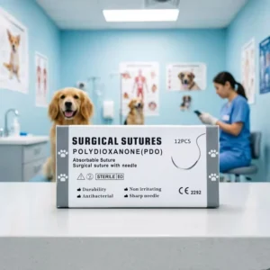 High Quality Medical Smooth PDO Surgical Suture Vet Disposable Medical Sutures PDO