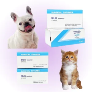 High Quality Medical Smooth SILK Surgical Suture Vet Disposable Medical Sutures SILK Pet Medical Sutures
