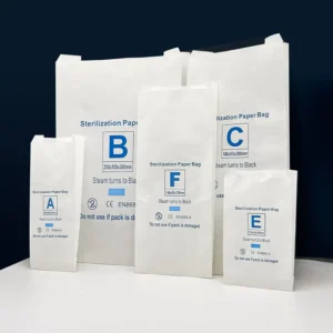High Quality Medical Sterilization Paper Bag Gusseted Paper Packing Consumables