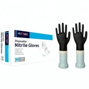 High Quality Nitrile Gloves Disposable Guantes Nitrilo Negro Black Nitrile Gloves OEM Service Black Nitrile Gloves