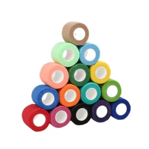 High Quality Non woven Elastic Cohesive Bandages Self adhesive Bandages Solid Color Bandage