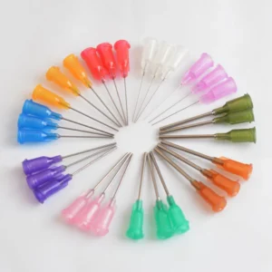 High Quality Promotional Fashion Glue Syringe Dispensing Needle Nozzles Injection Molded Plastic Type