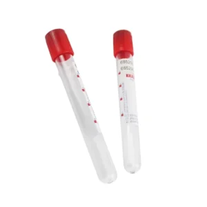 High Quality Red Pet Vacuum Blood Collection Tube 5ml Laboratory Consumables PP No Additives Livestock Use CE