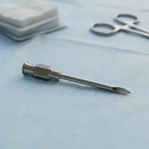 High Quality Reusable 2.6 Stainless Steel Luer Lock Veterinary Needle 3 Year Shelf Life for Multi Species Injecting Microchips