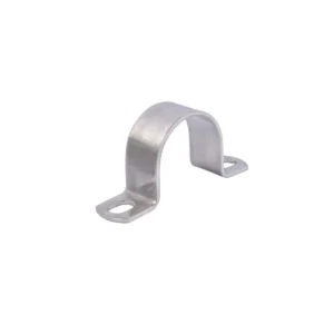 High Quality SS316 Two Hole Saddle Clamp for Secure Industrial Pipe Mounting and Vibration Resistant Support Hardware