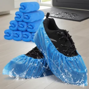 High Quality Safety Anti Slip Waterproof Disposable Plastic Shoe Cover PP SF PE CPE