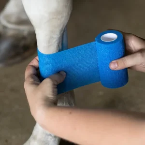 High Quality Self Adhesive Bandage Wrap Easy Tear Latex Free with Non Woven Fabric Cohesive Vet Equine Wrap for Horse Protection