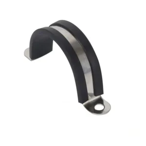 High Quality Stainless Steel Zinc Finish Metric Hose Clamp with Cushioned Saddle U Clamp Clips OEM