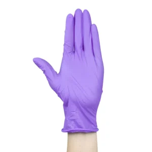 High Quality Violet Nitrile Exam Gloves Purple Disposable Medical Grade Gloves Powder Free for Hospital Clinic Laboratory Use