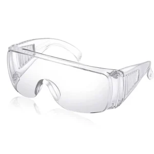 High Quality Z87 ANSI Z87.1 CE EN166 Certified Frameless PC Lens Safety Glasses Clear Intended for Pickleball Medical