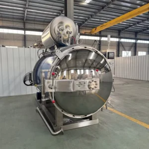 High Security Stainless Steel Autoclaves Horizontal High Pressure Steam Sterilizers Food Retort High Productivity