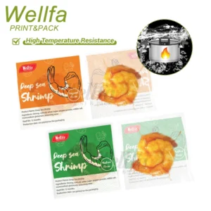 High Temperature 121 Packaging Bag Sterilization Food Grade Transparent Plastic Sea Food Shrimp Retort Pouch