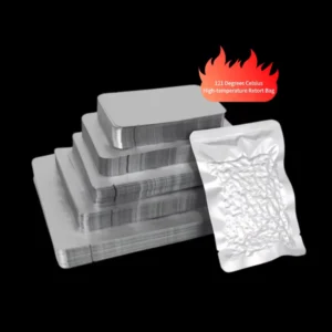 High Temperature 121°C Aluminium Foil Retort Pouch Bags Custom Aluminum Packaging Vacuum Seal Bag for Food Steam Sterilization