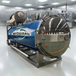 High Temperature High Pressure Steam Vacuum Packing Sterilizer Retort Machine