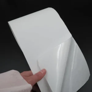 High Temperature Resistance Medical Adhesive Rubber Single Sided Thermal Synthetic Paper Hot Melt White Glassine Jumbo Rolls