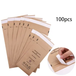 High Temperature Sterilizers Manicure Kraft Paper Self Sealing Sterile Pouch Bag for Nail Tools