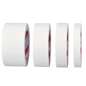High Temperature Strong Sticky Paint White Single Side Tape Adhesive Crepe Paper Masking Tape