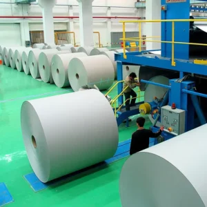 High Tensile Strength Zero-Breakage 70GSM 75GSM 100% Virgin Pulp Smooth Surface Uncoated Woodfree Paper Roll For Reams