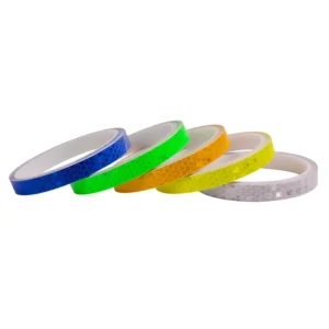 High Visibility 1cm PVC Reflective Vinyl Wheel Sticker Hologram Reflective Tape Enhanced Safety Warning Purpose Reflective Tape