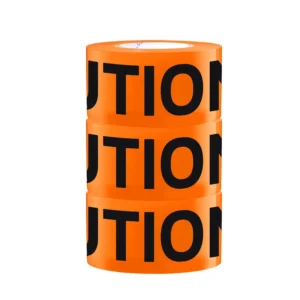 High Visibility Customized Color Non Adhesive LDPE Polyethylene Caution Warning Tape for Road Safety and Floor Marking