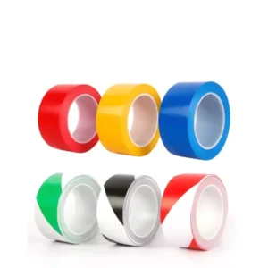 High Visibility Floor Warning Tape Multi Color Safety Adhesive Roll for Industrial Hazard Marking