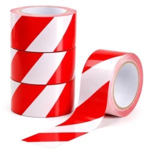 High Visibility Non-adhesive PE Warning Tape Waterproof UV Resistant Tear-Proof Emergency Crowd Control Floor Marking