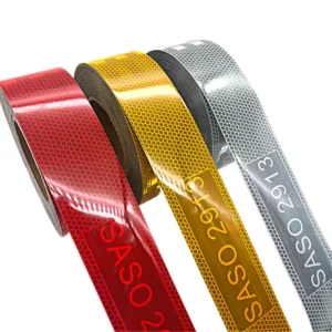 High Visibility SASO 2913 Reflective Tape for Truck Safety Warning Signs Acrylic Adhesive Tape for Safety