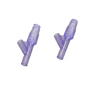 High Voltage Compatible for Brand Medical Device Parts Needle Free Valve Y Connector Infusion Adapter Injection Molding