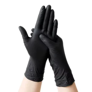 High elasticity Black Disposable Gloves Disposable Nitrile Gloves Disposable Safety Gloves