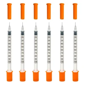 High quality 1ml 0.5ml 0.3ml sterile safe disposable medical syringes with 32G needles