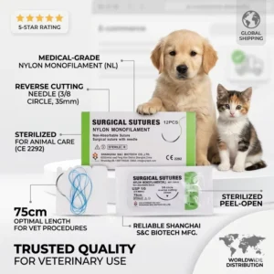 High quality Disposable Medical Sutures for Veterinarians Nylon Veterinary Diagnostic Equipment Veterinary