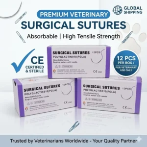 High quality Disposable Medical Sutures for Veterinarians PGLA910 Veterinary Diagnostic Equipment Veterinary