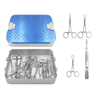 High quality Veterinary Soft Tissue Surgical Instrument Kits Orthopedic Sets Stainless Steel Manual Class III Easy