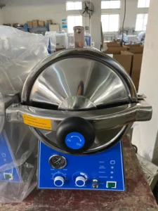 High quality medical high pressure sterilizer vertical high temperature sterilizer laboratory disinfection equipment