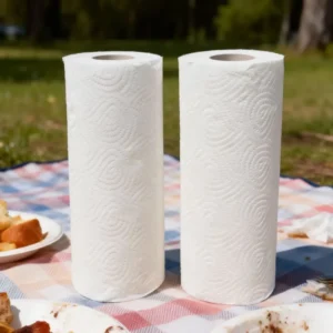 Highly Absorbent Wood Paper Towels 2 Ply Kitchen Tissue Paper Roll