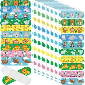 Home Set Customizable Breathable Band Aids for Kids Cartoon Trendy Kitten Car Logo