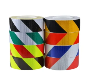 Honeycomb Diagonal Prismatic Reflective Adhesive Printable Warning Tape