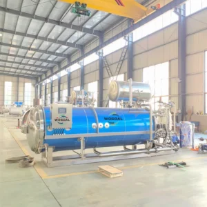 Horizontal Pet Food Sterilizing Retort Autoclave Machine